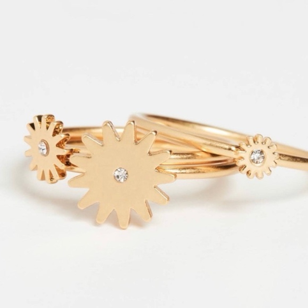 Madewell My Three Suns Ring Set - Picture 1 of 5